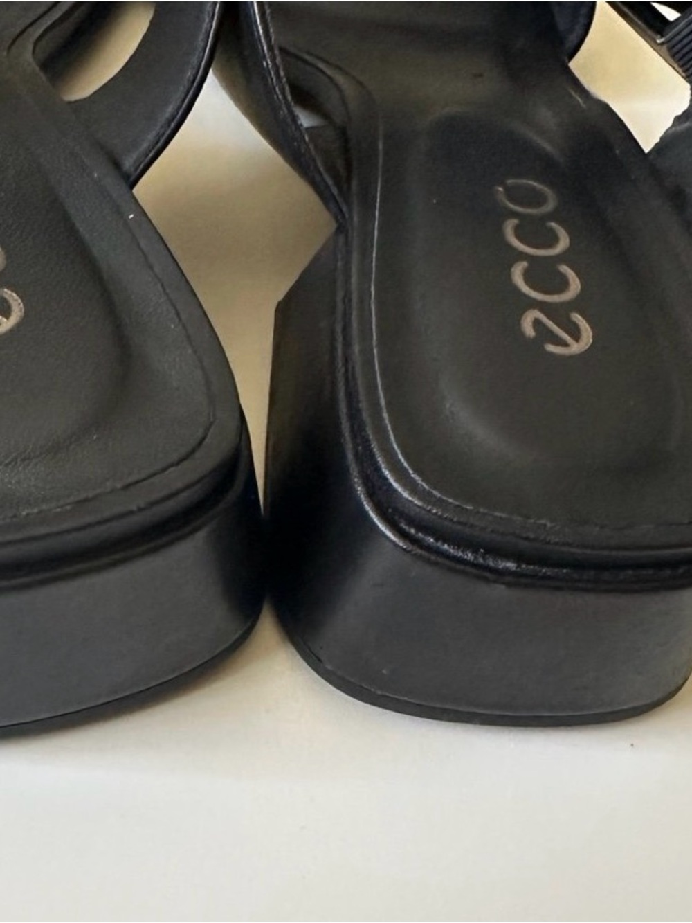ECCO “Elevate” Squared Sandal | Black - Picture 6 of 7